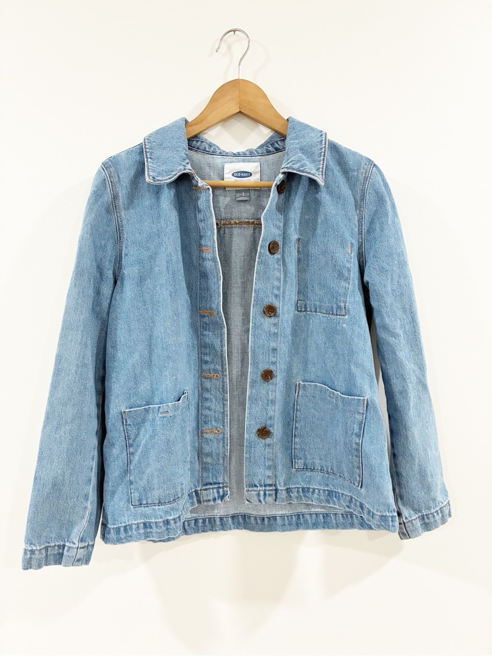 Old Navy Light Blue Denim Jacket for Women
